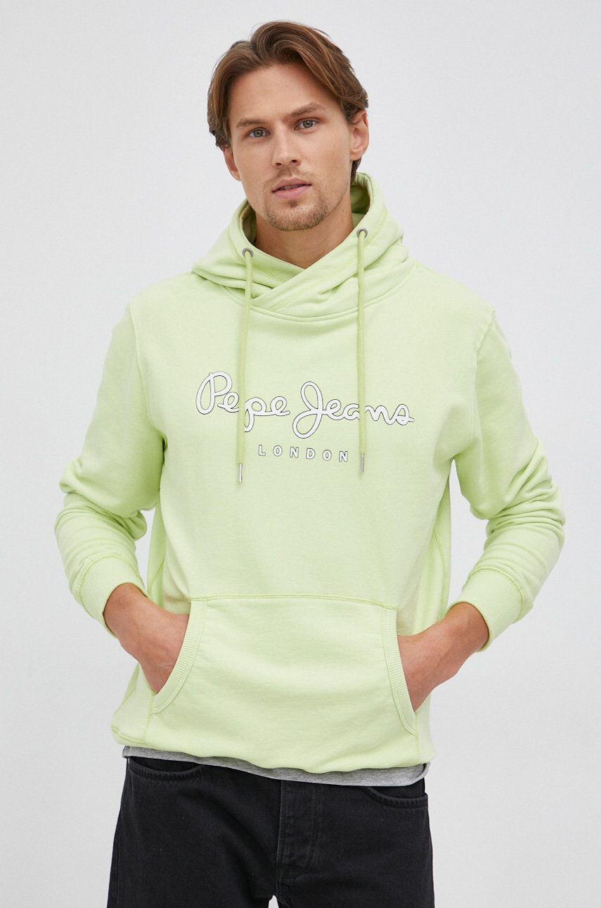 Pepe Jeans Памучен суичър George Hoody - Pepit.bg