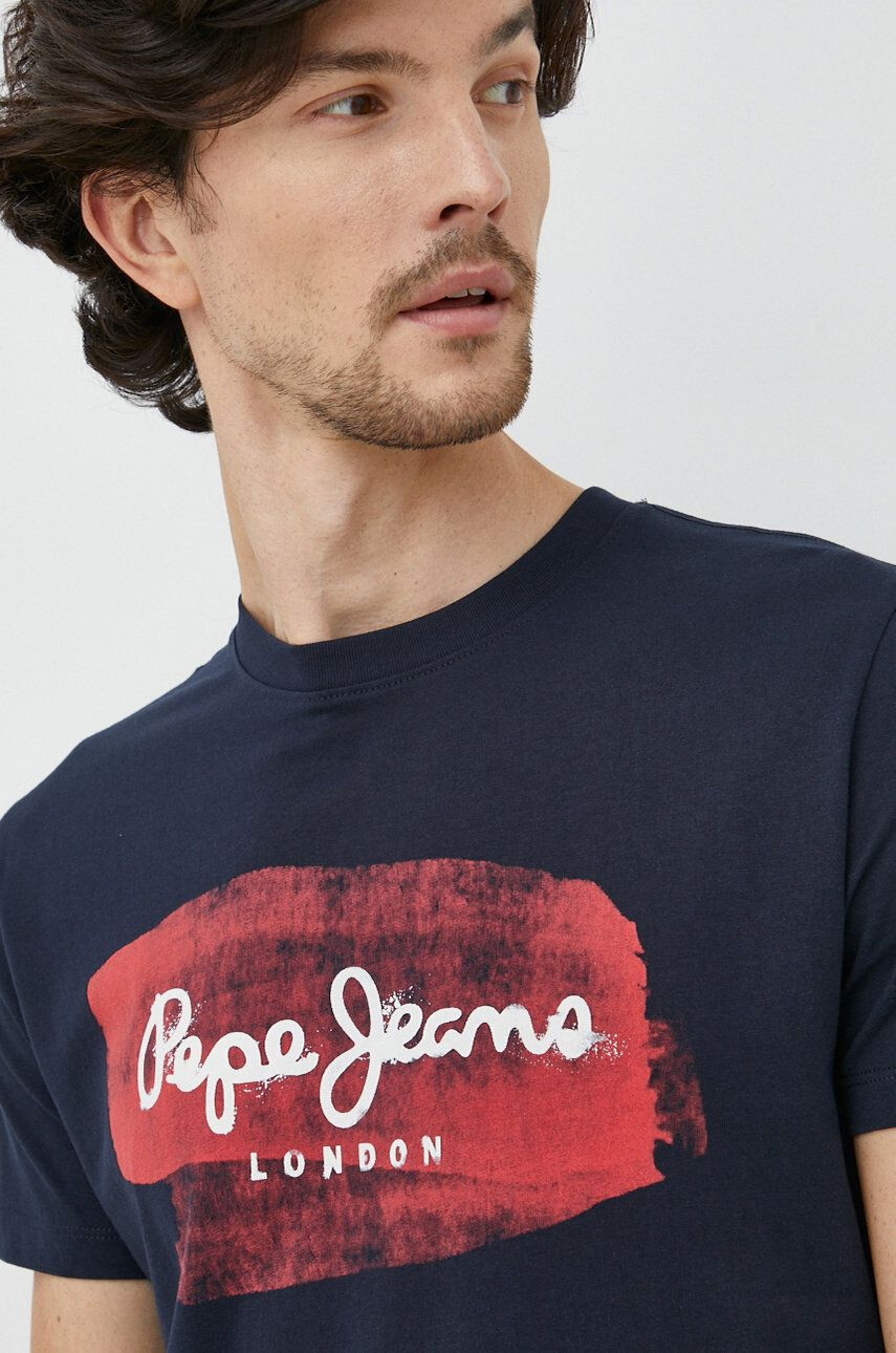 Pepe Jeans Памучна тениска - Pepit.bg