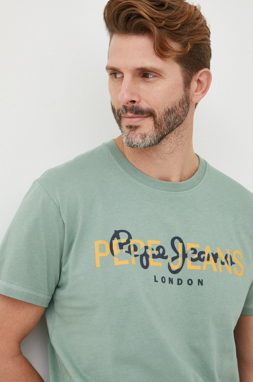 Pepe Jeans Памучна тениска - Pepit.bg