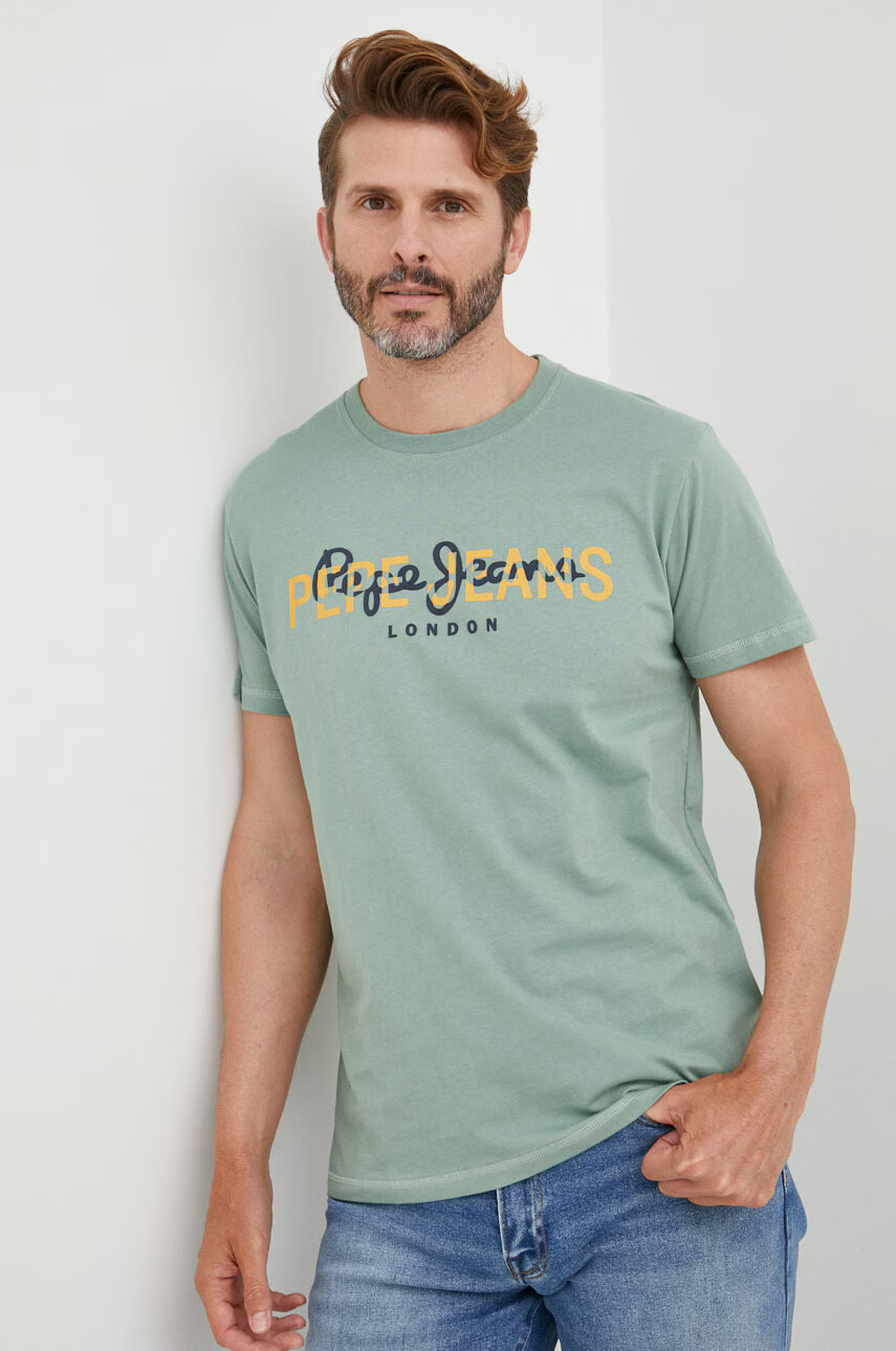 Pepe Jeans Памучна тениска - Pepit.bg