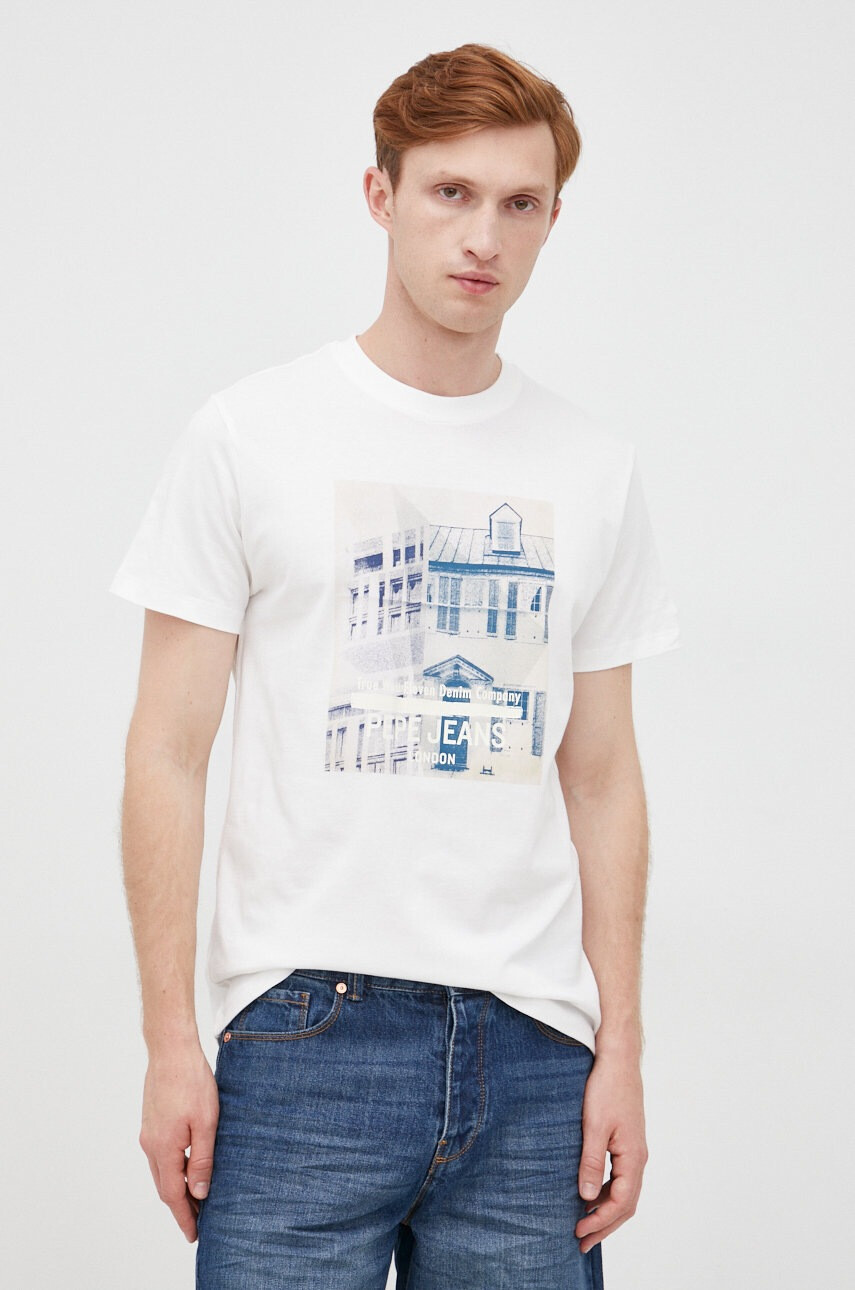 Pepe Jeans Памучна тениска - Pepit.bg