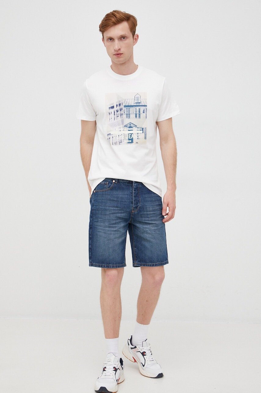 Pepe Jeans Памучна тениска - Pepit.bg