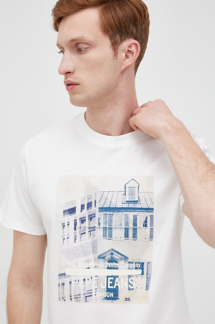 Pepe Jeans Памучна тениска - Pepit.bg