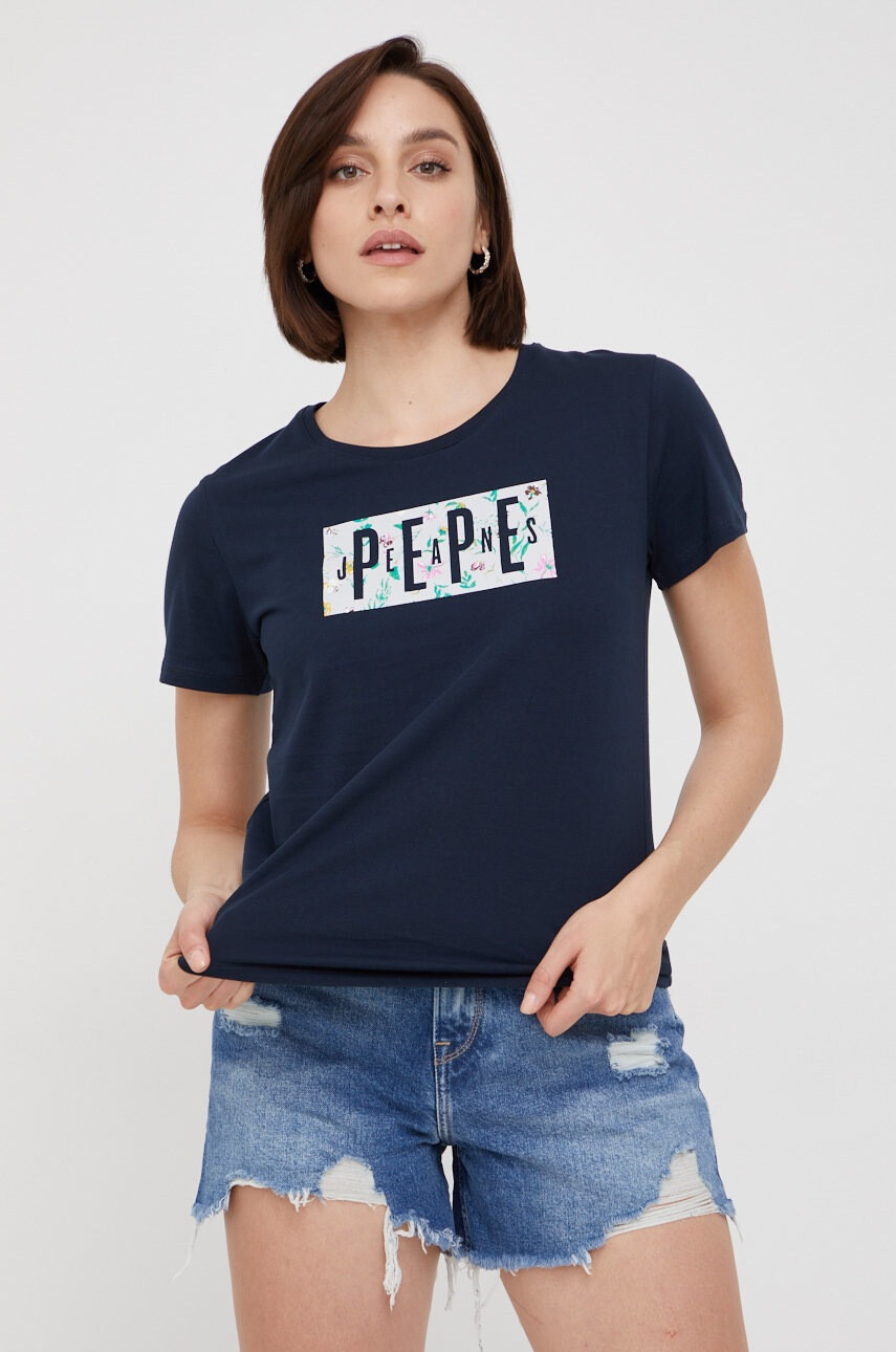 Pepe Jeans Памучна тениска - Pepit.bg