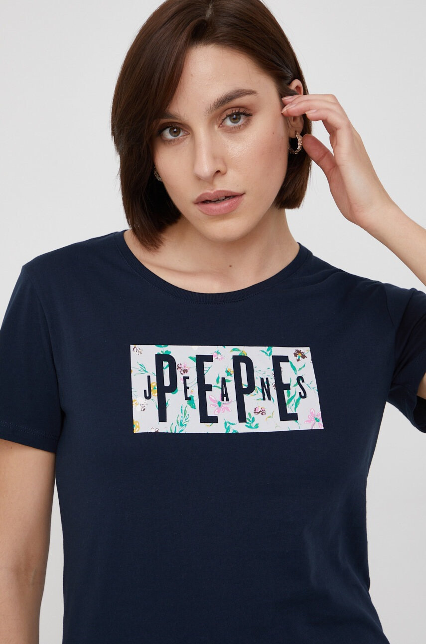 Pepe Jeans Памучна тениска - Pepit.bg