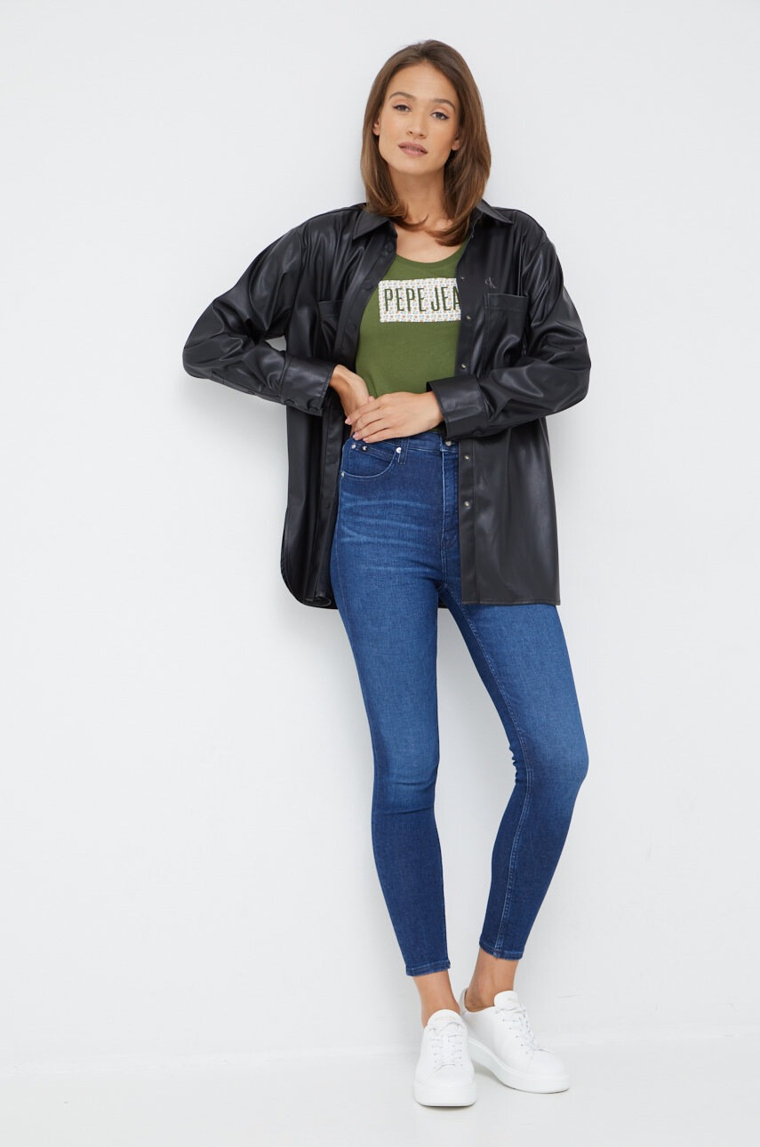 Pepe Jeans Памучна тениска - Pepit.bg