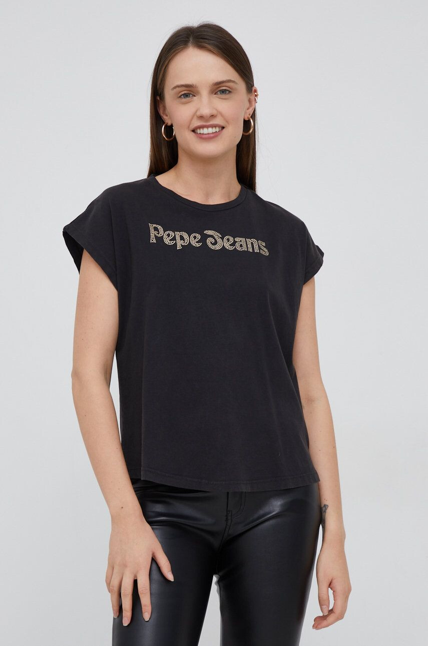 Pepe Jeans Памучна тениска - Pepit.bg