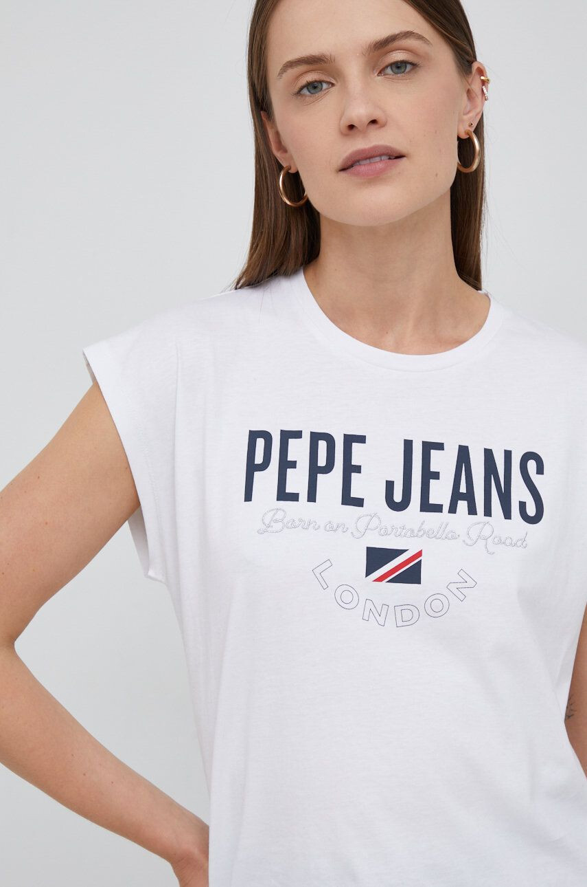 Pepe Jeans Памучна тениска - Pepit.bg