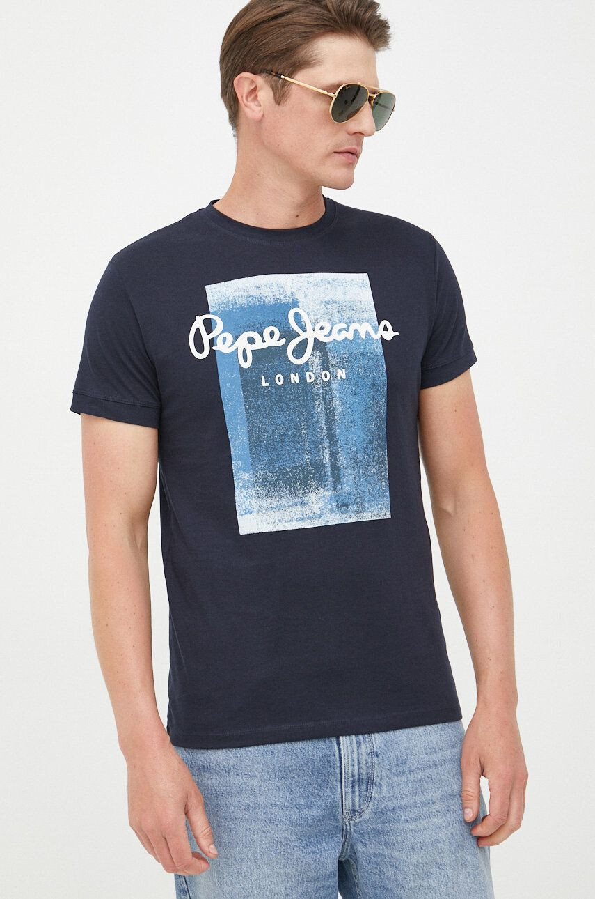 Pepe Jeans Памучна тениска - Pepit.bg