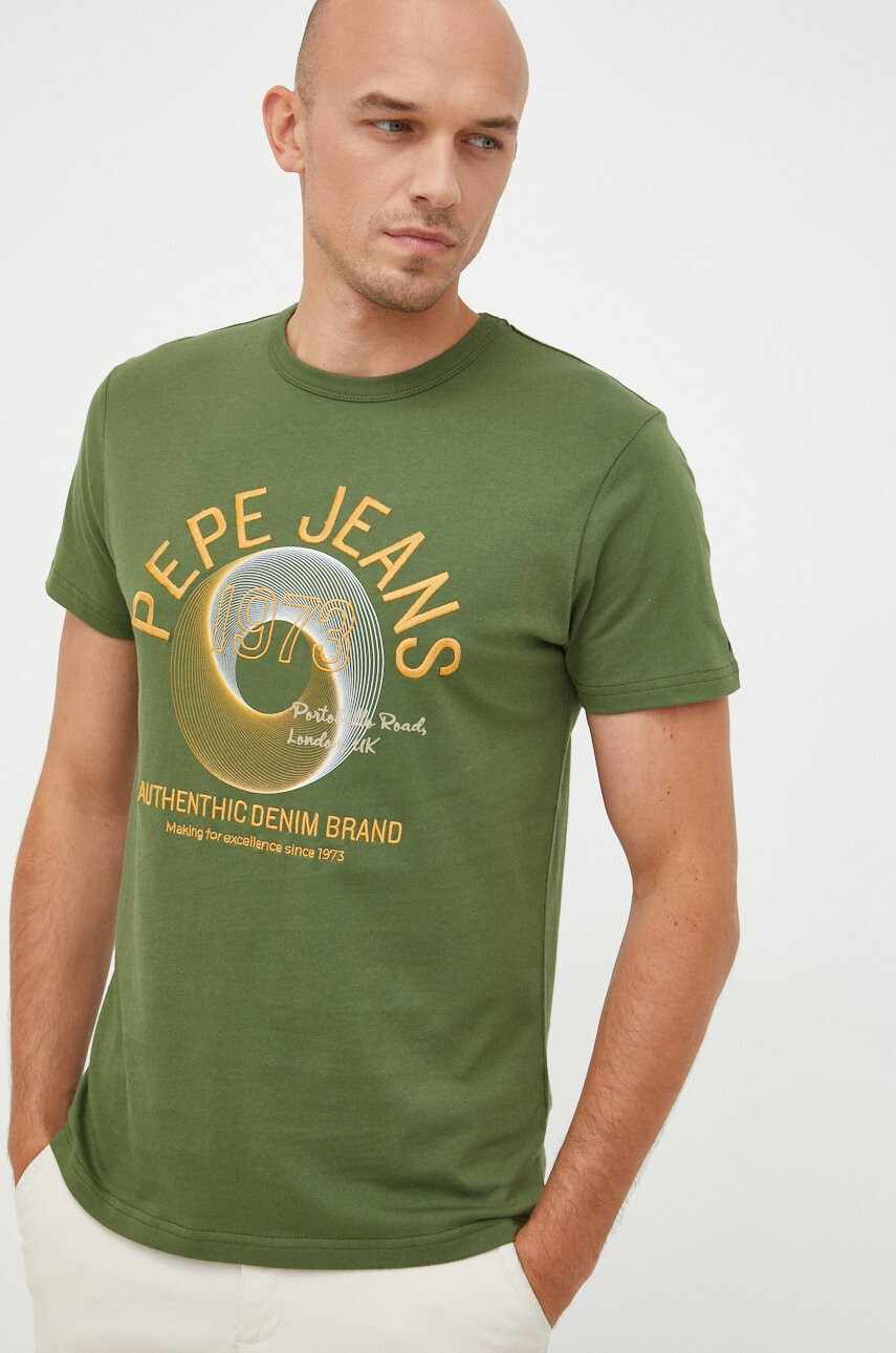 Pepe Jeans Памучна тениска - Pepit.bg