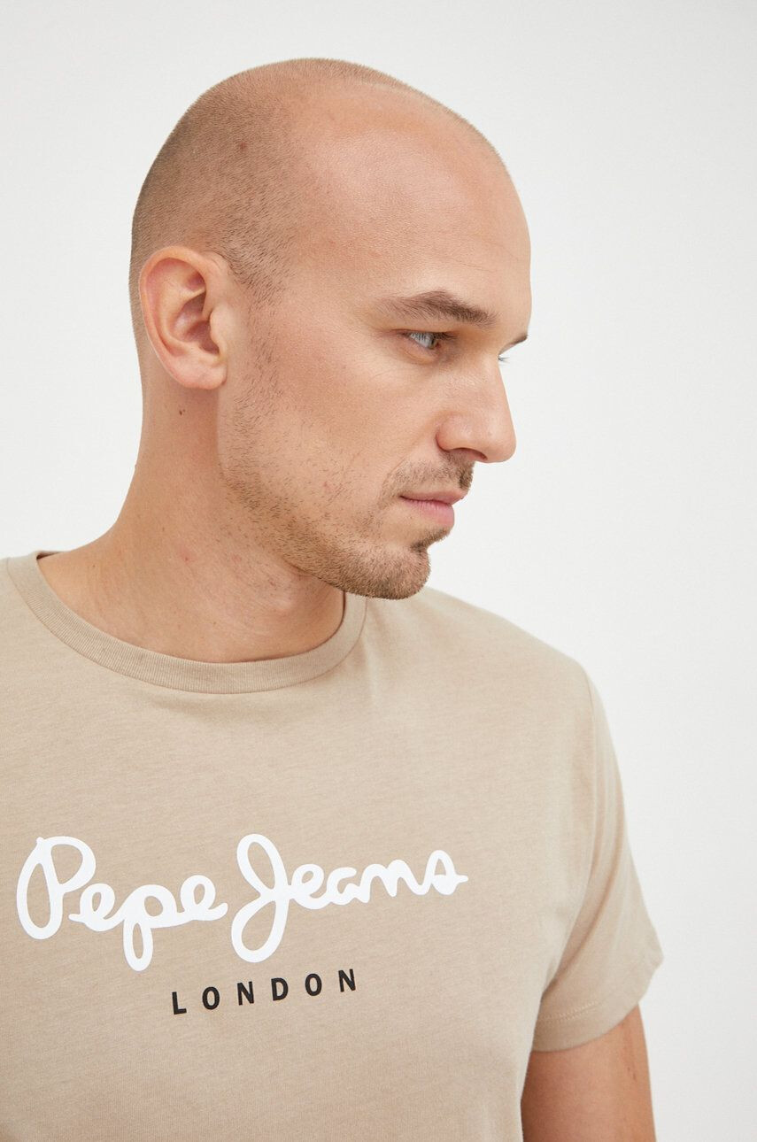 Pepe Jeans Памучна тениска - Pepit.bg