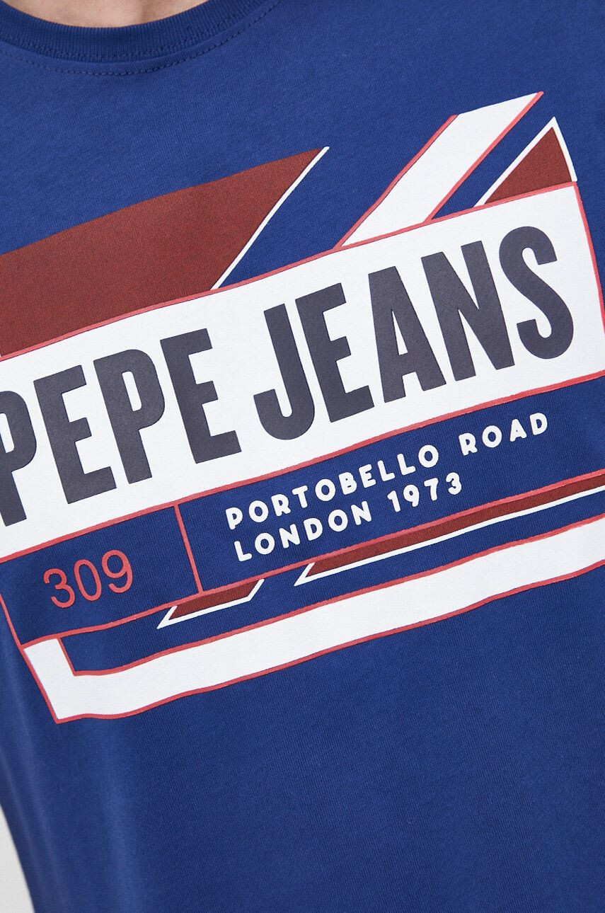 Pepe Jeans Памучна тениска Adelard - Pepit.bg