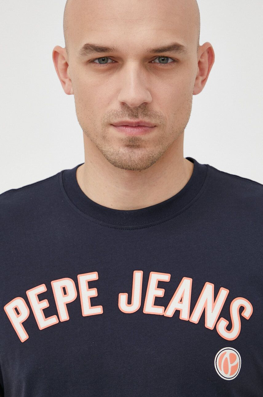 Pepe Jeans Памучна тениска Alessio - Pepit.bg