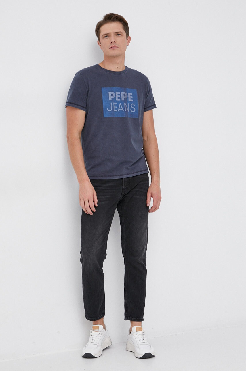 Pepe Jeans Памучна тениска - Pepit.bg