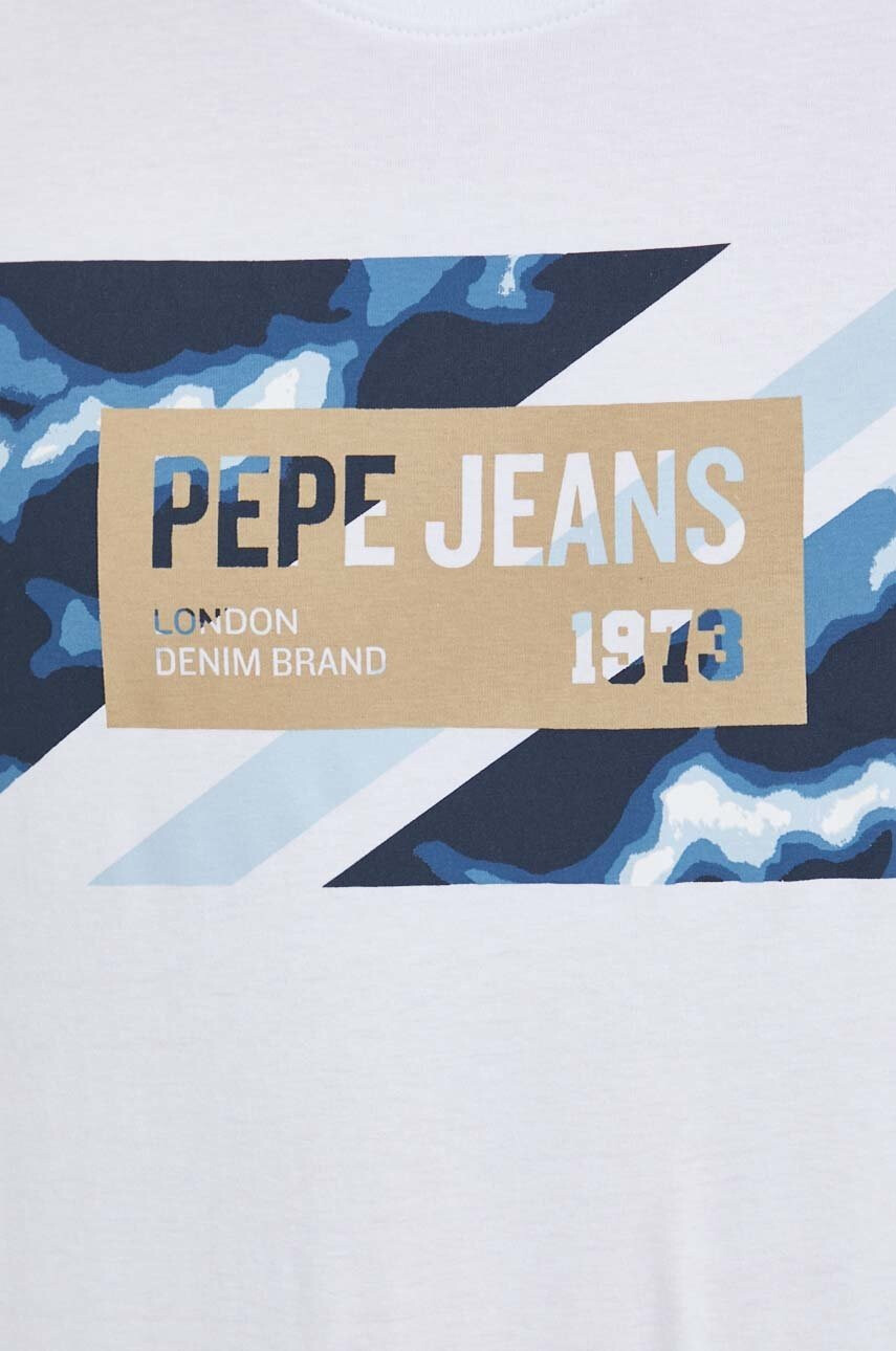 Pepe Jeans Памучна тениска Rederick - Pepit.bg
