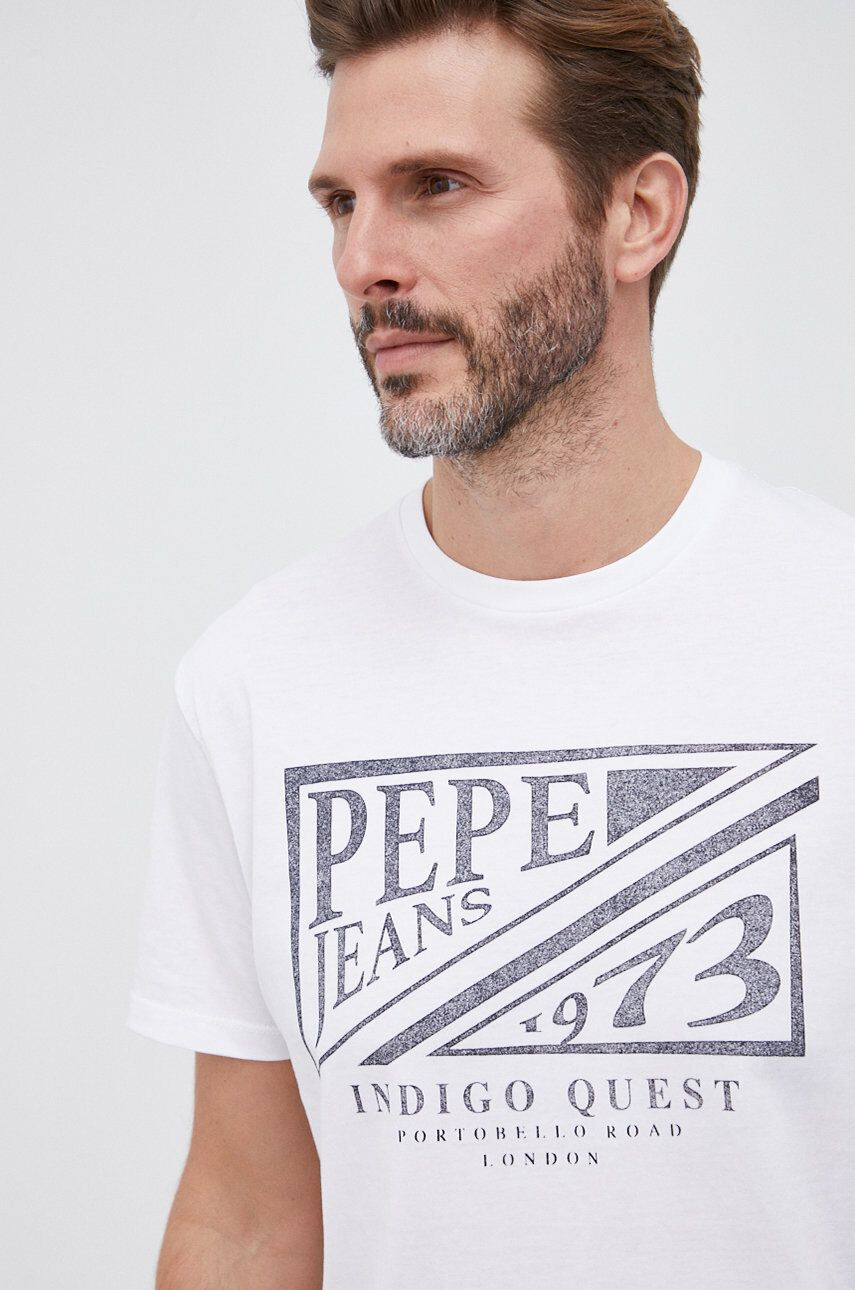 Pepe Jeans Памучна тениска - Pepit.bg