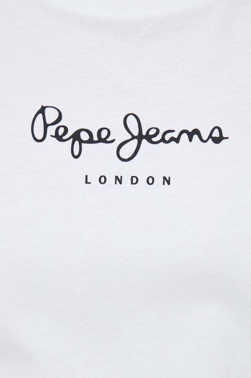 Pepe Jeans Памучна тениска Wendy в бяло - Pepit.bg