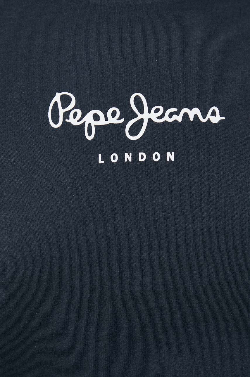 Pepe Jeans Памучна тениска Wendy В черно - Pepit.bg