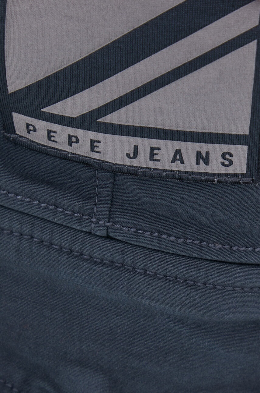 Pepe Jeans Панталон в тъмносиньо с кройка тип карго - Pepit.bg