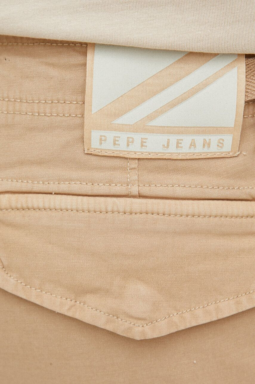 Pepe Jeans Панталон Explorer в бежово със стандартна кройка - Pepit.bg