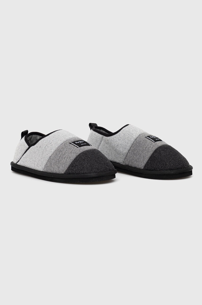 Pepe Jeans Пантофи Home Flannel M в сиво - Pepit.bg