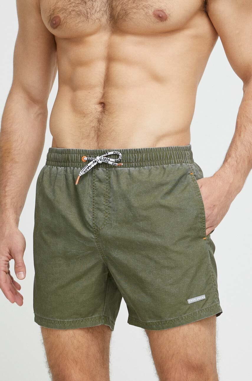 Pepe Jeans Плувни шорти Fletcher в зелено - Pepit.bg