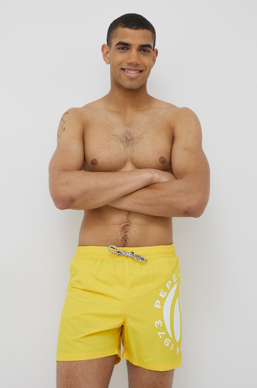 Pepe Jeans Плувни шорти Renzo D в жълто - Pepit.bg