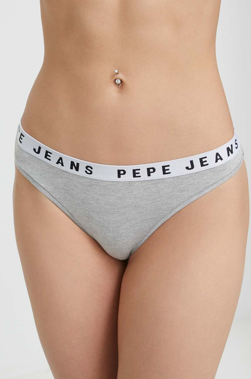 Pepe Jeans Прашки в сиво - Pepit.bg