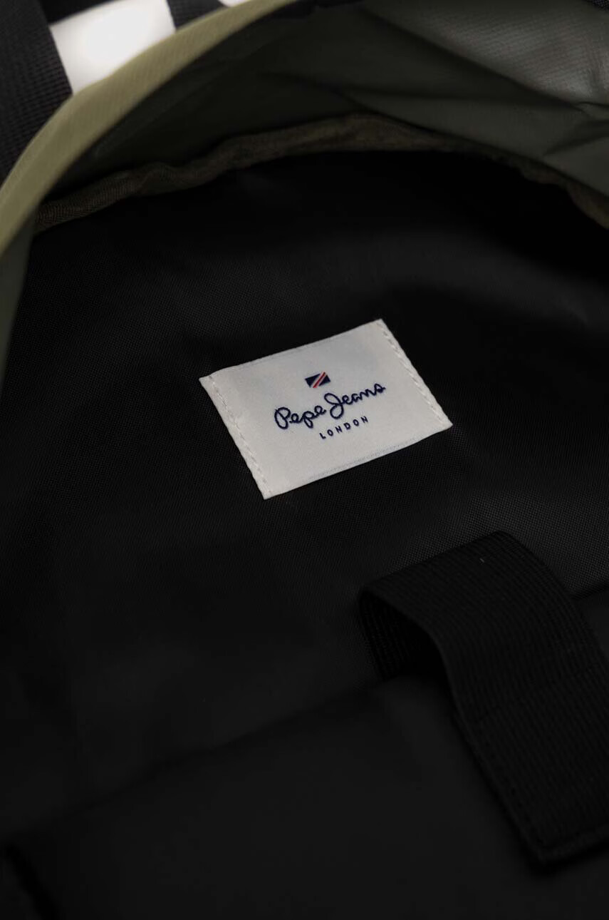 Pepe Jeans Раница в зелено голям размер с принт - Pepit.bg