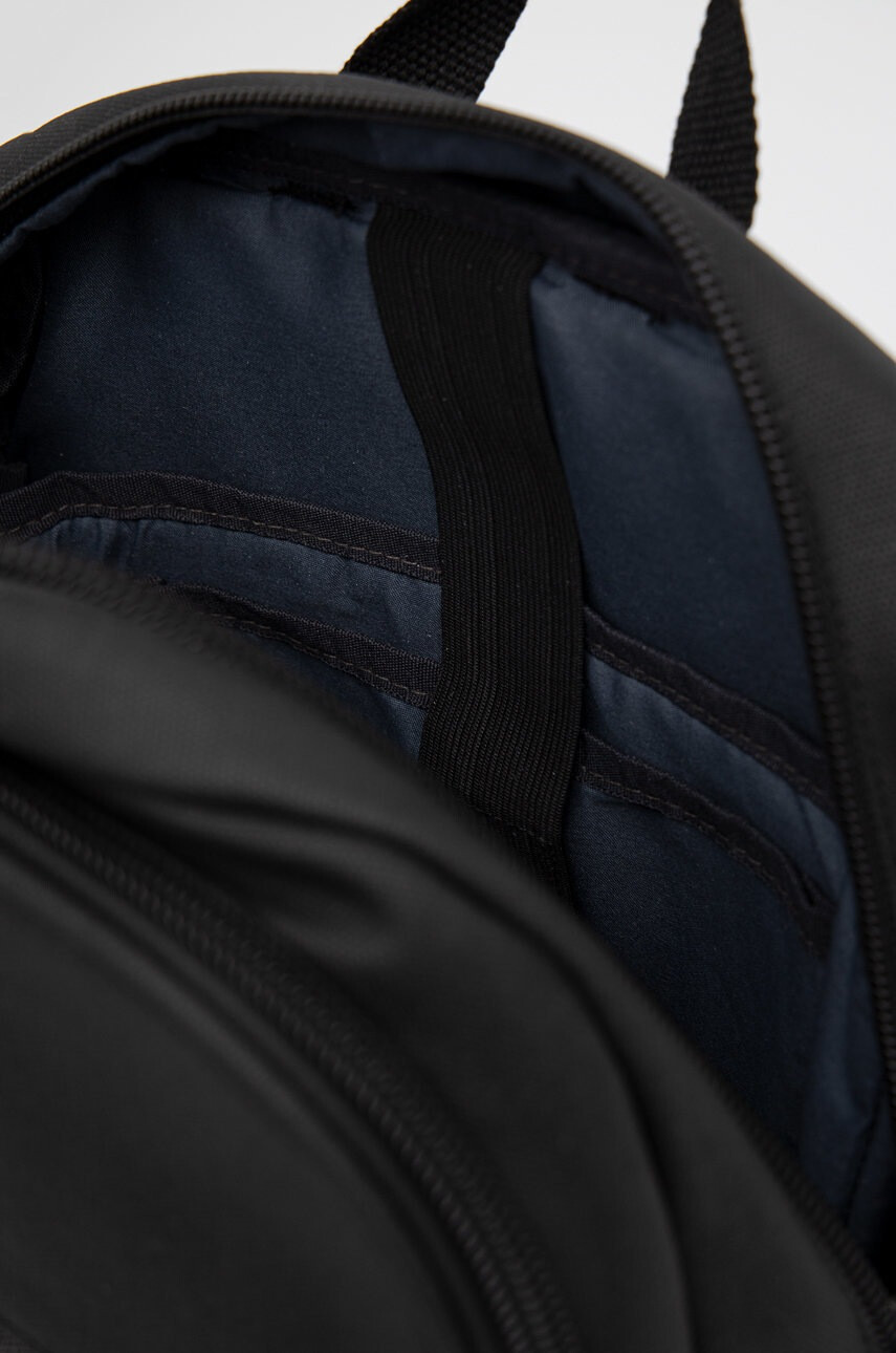 Pepe Jeans Раница Court Back Pack мъжка в черно голям размер с апликация - Pepit.bg