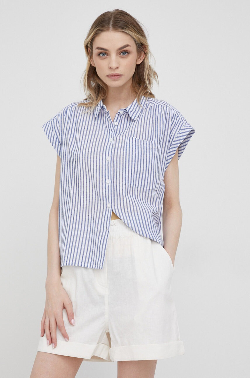 Pepe Jeans Риза с лен Iris - Pepit.bg