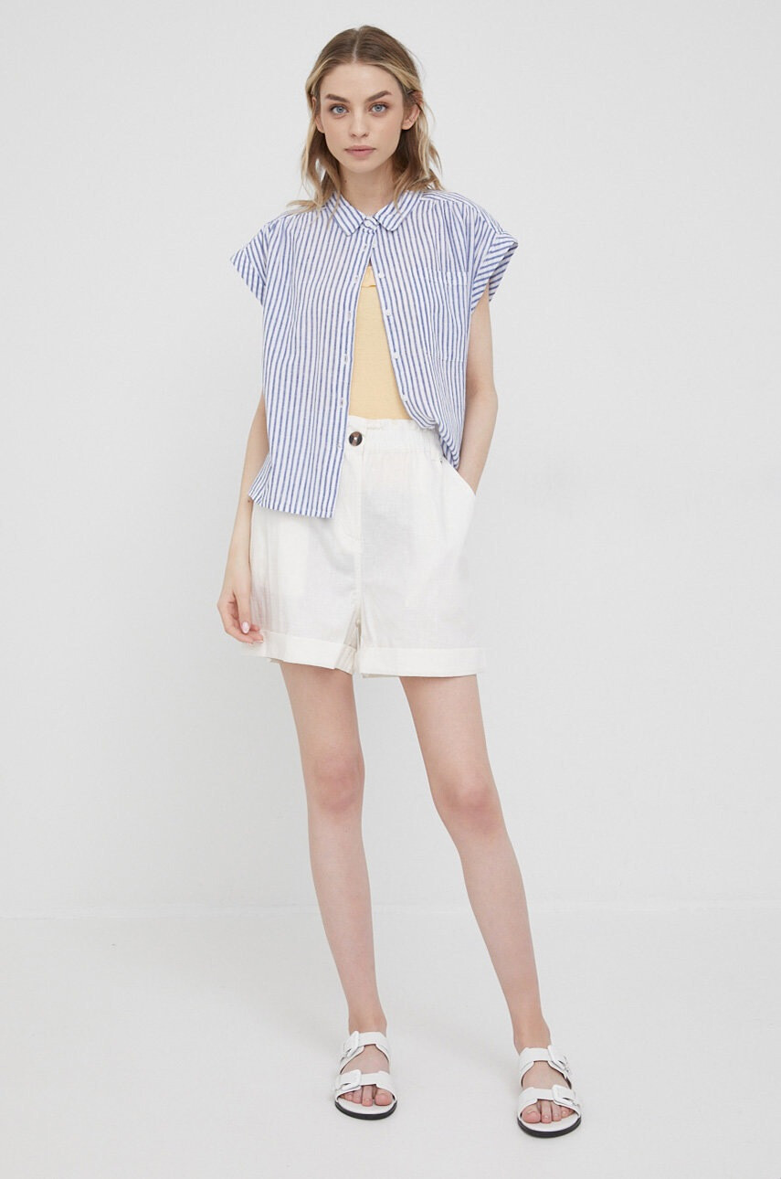 Pepe Jeans Риза с лен Iris - Pepit.bg