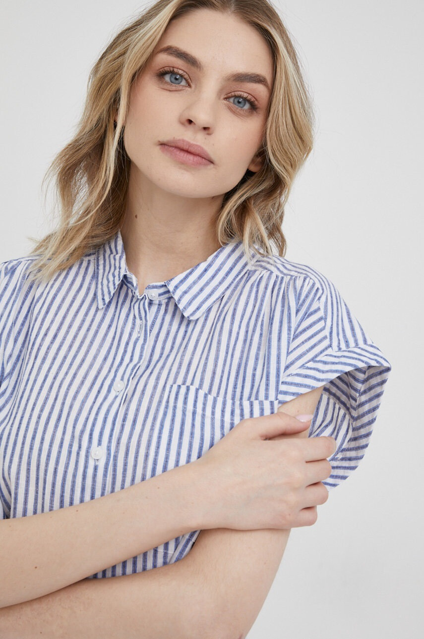 Pepe Jeans Риза с лен Iris - Pepit.bg