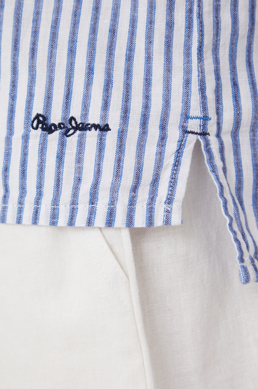 Pepe Jeans Риза с лен Iris - Pepit.bg