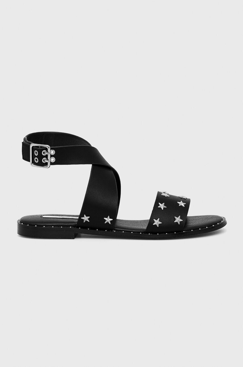 Pepe Jeans Сандали Hayes Star дамски в черно - Pepit.bg