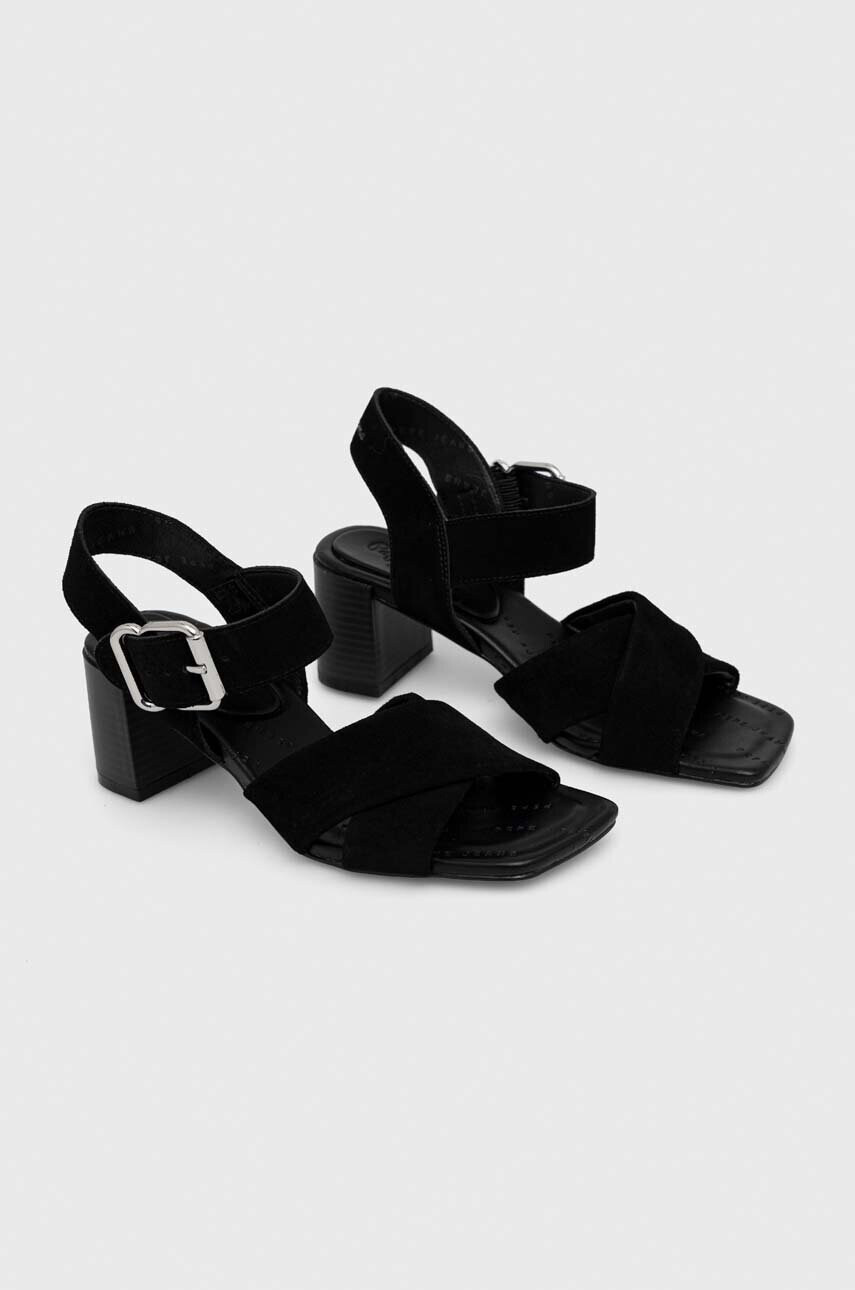 Pepe Jeans Сандали от велур ALTEA в черно PLS90584 - Pepit.bg