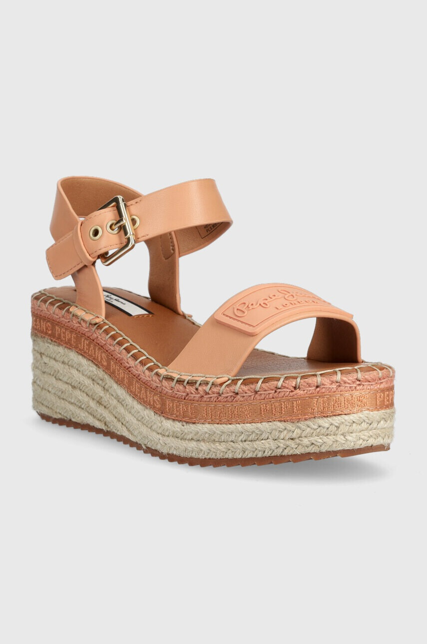 Pepe Jeans Сандали WITNEY в оранжево с платформа - Pepit.bg