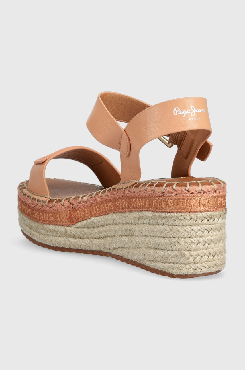 Pepe Jeans Сандали WITNEY в оранжево с платформа - Pepit.bg
