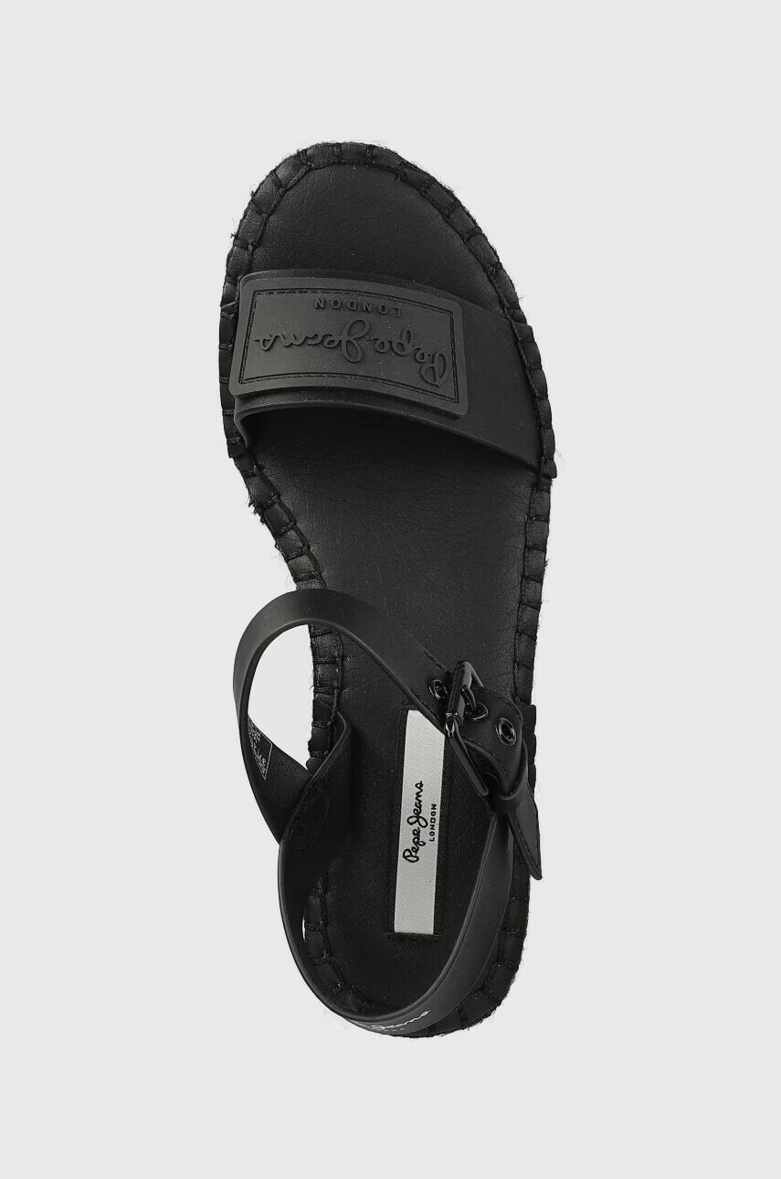 Pepe Jeans Сандали WITNEY в черно с платформа - Pepit.bg