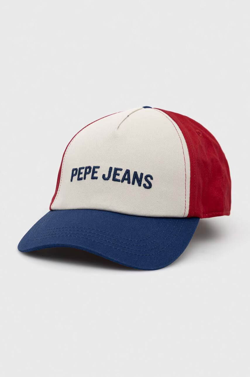 Pepe Jeans Шапка с козирка Whitehall с десен - Pepit.bg