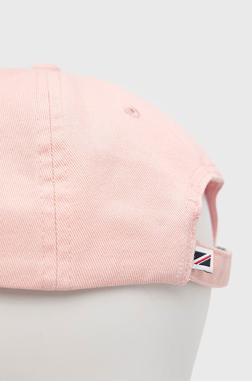 Pepe Jeans Шапка Tacio в розово с апликация - Pepit.bg