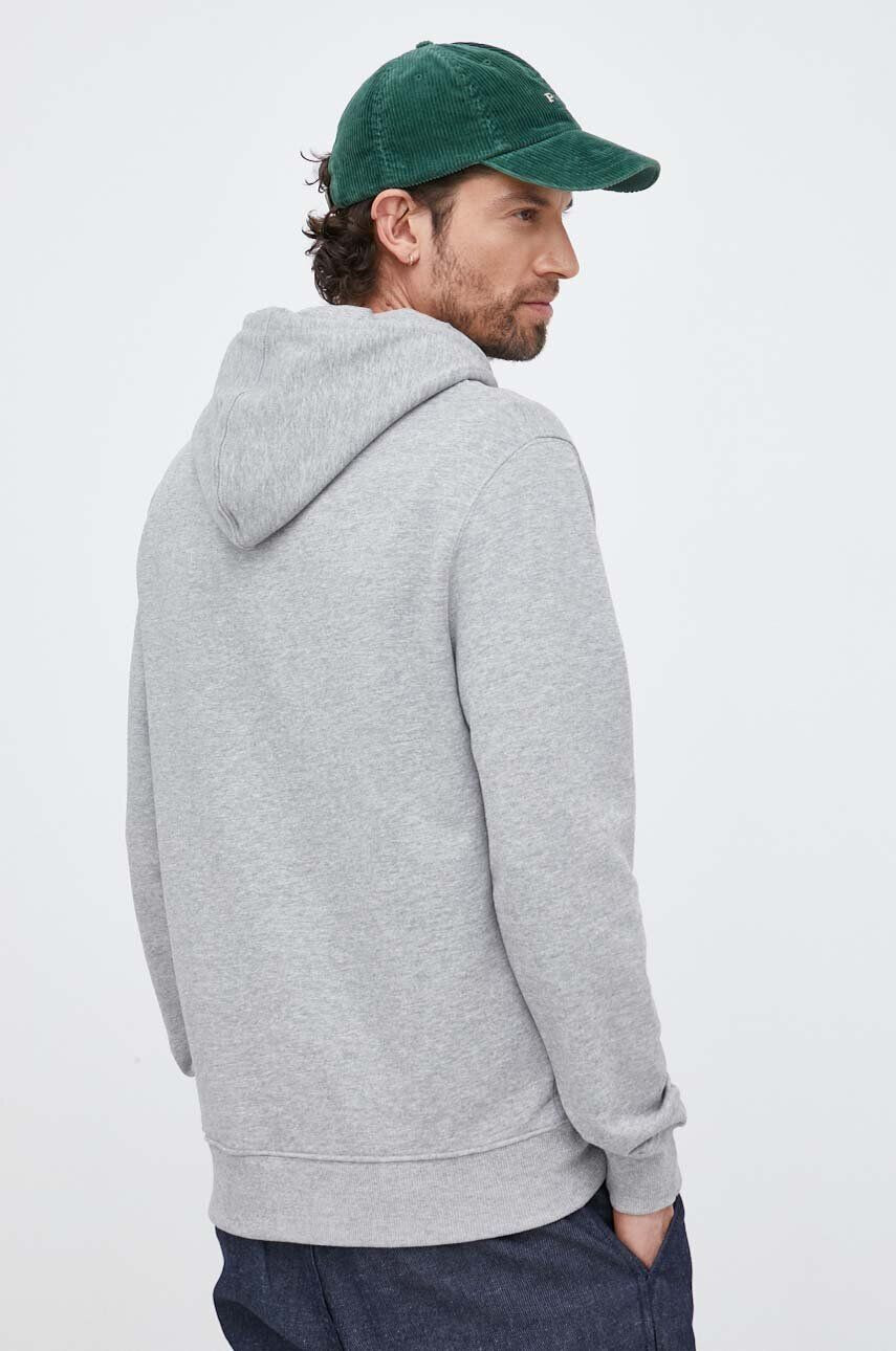 Pepe Jeans Суичър Edward Hoodie в сиво с качулка с принт - Pepit.bg