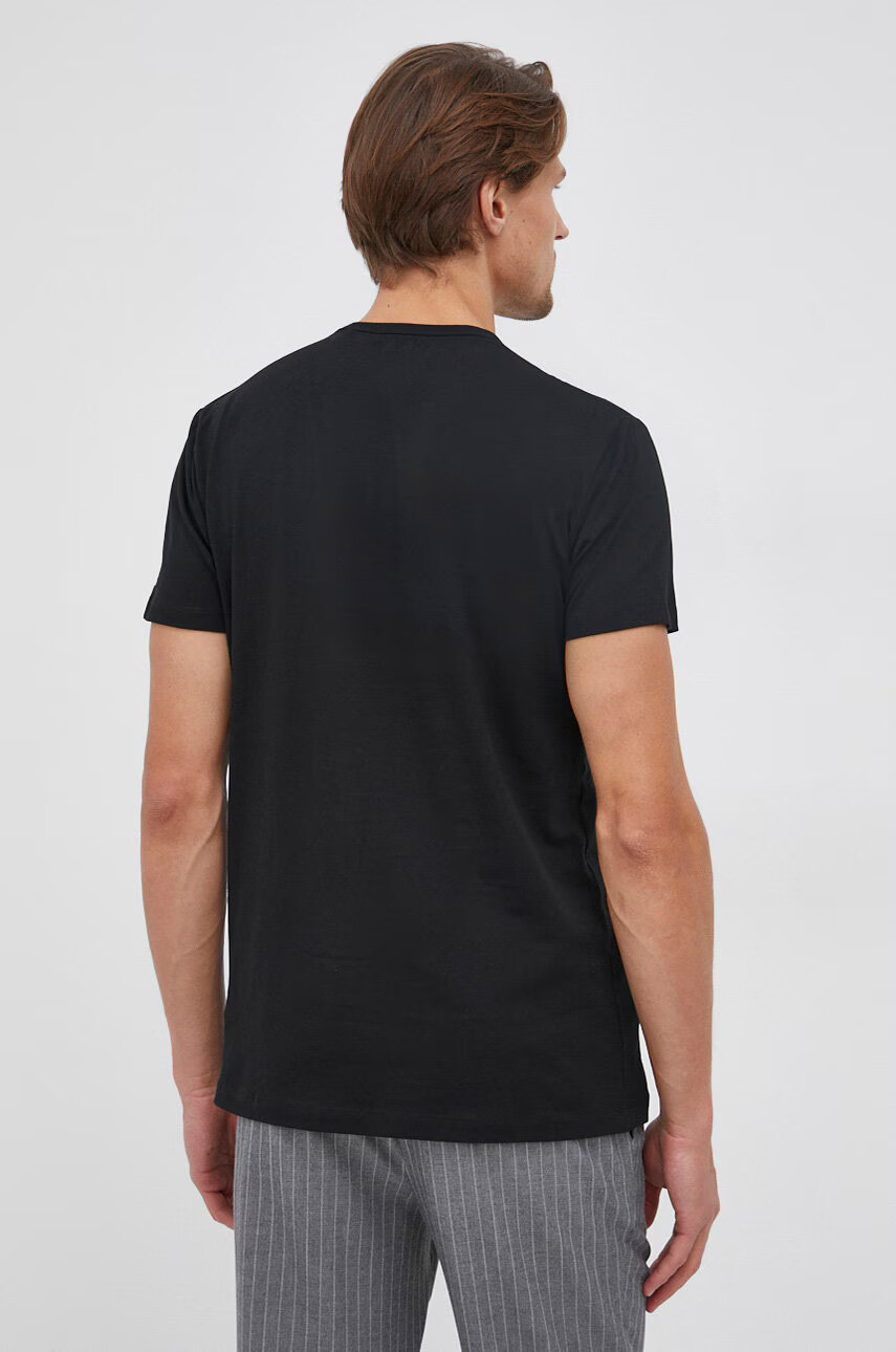 Pepe Jeans Тениска Basic мъжка в черно с изчистен дизайн - Pepit.bg