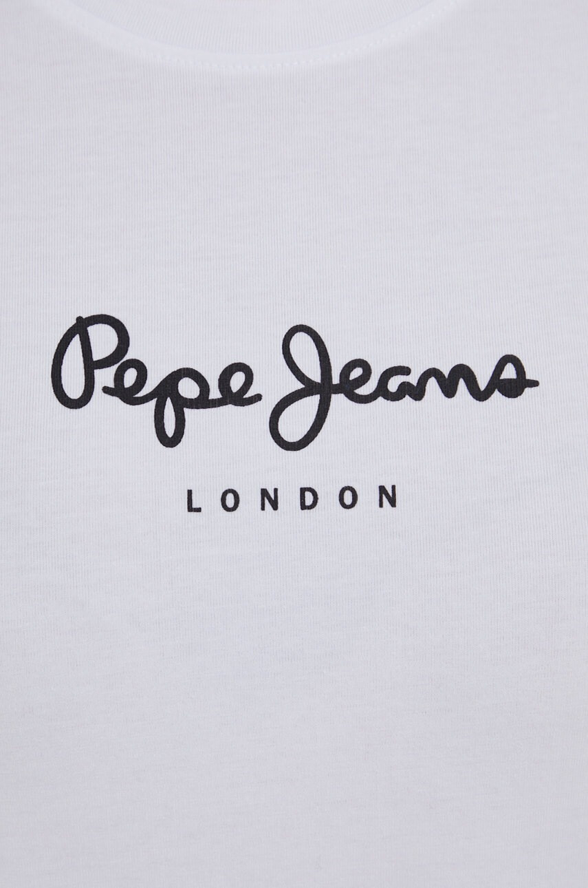 Pepe Jeans Тениска New Virginia Ss N дамска в бяло - Pepit.bg