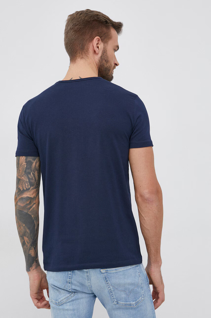 Pepe Jeans Тениска Original Basic 3 в тъмносиньо с изчистен дизайн - Pepit.bg