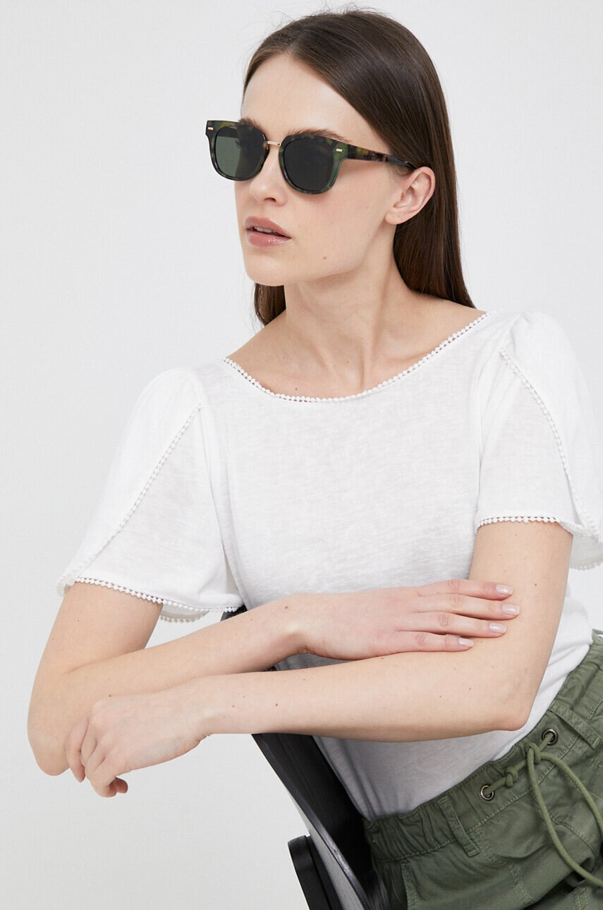 Pepe Jeans Тениска Petra в бяло - Pepit.bg