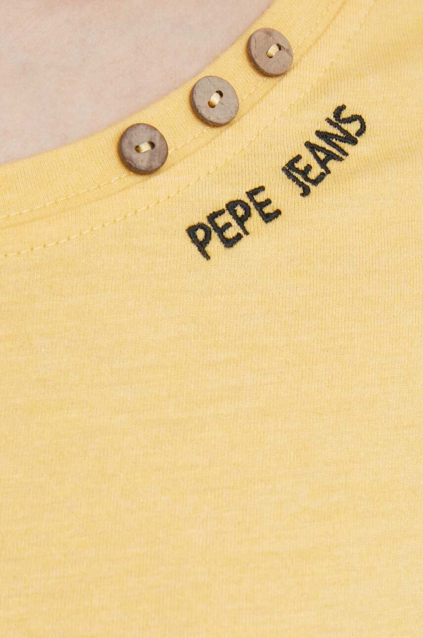 Pepe Jeans Тениска Ragy в жълто - Pepit.bg