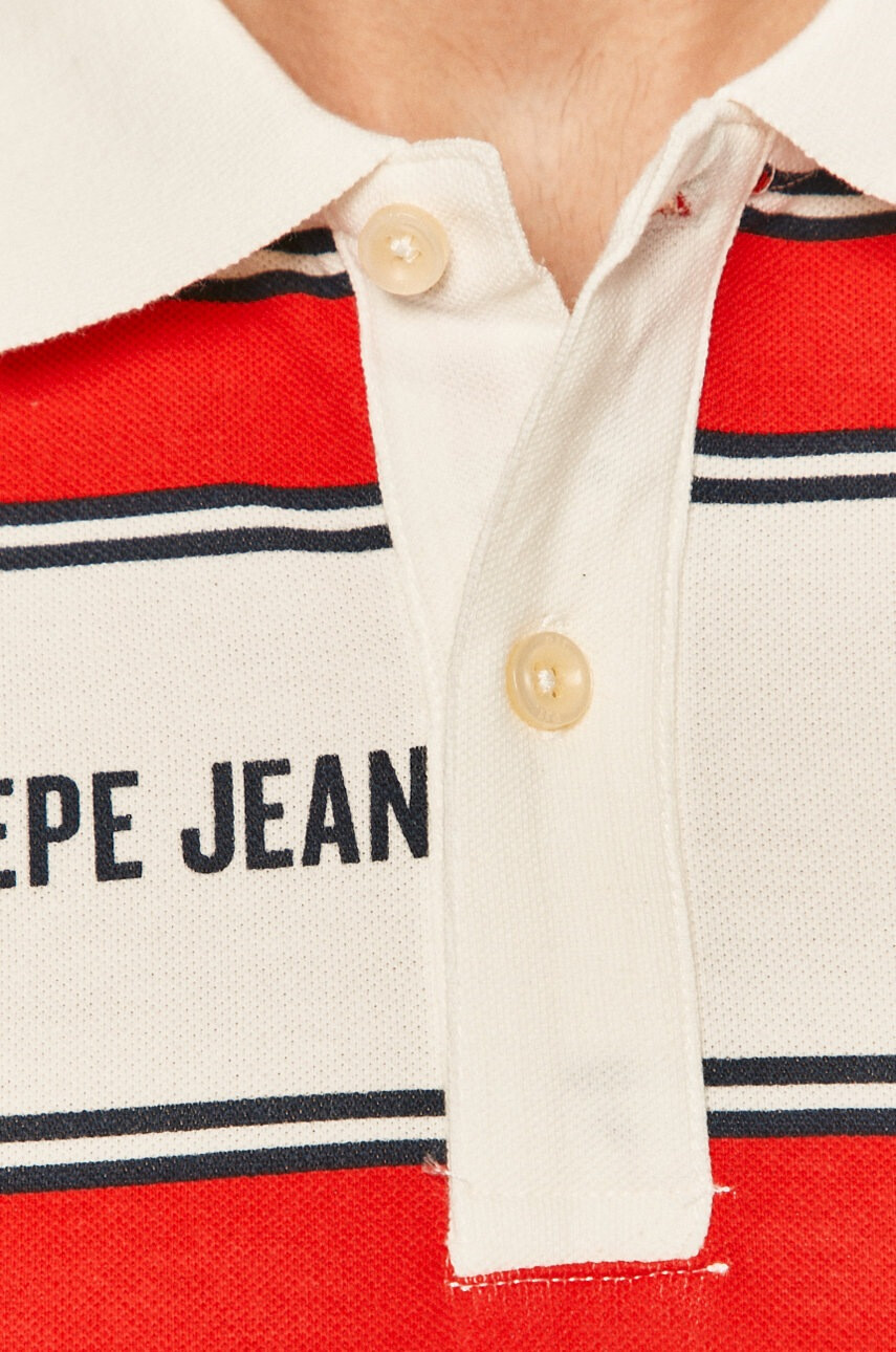 Pepe Jeans Тениска с яка Bart - Pepit.bg