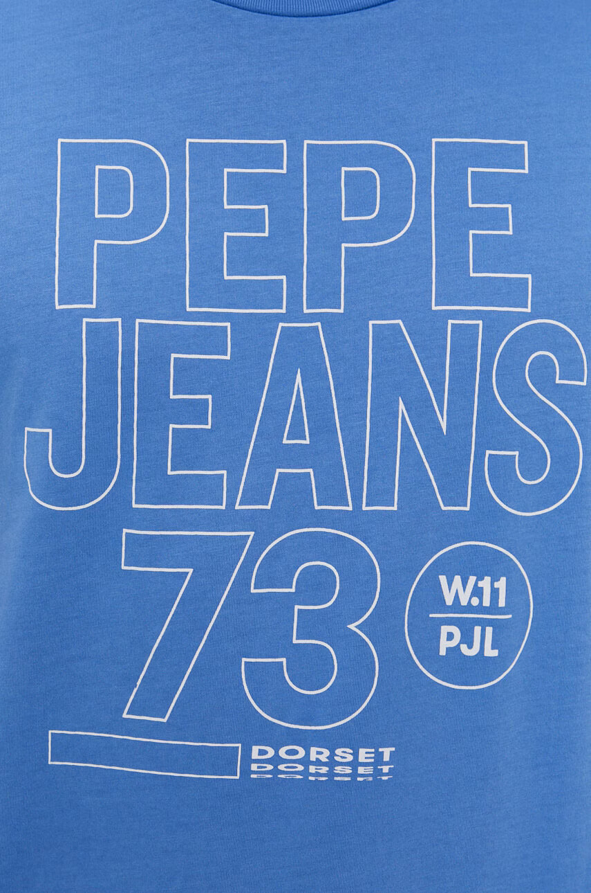 Pepe Jeans Тениска SKYLER мъжка с принт - Pepit.bg