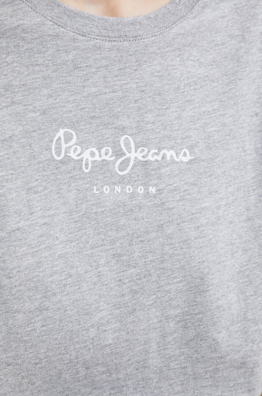 Pepe Jeans Тениска Wendy в сиво - Pepit.bg